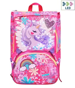 ZAINO SJ GIRL UNICORNO LED Foto prodotto